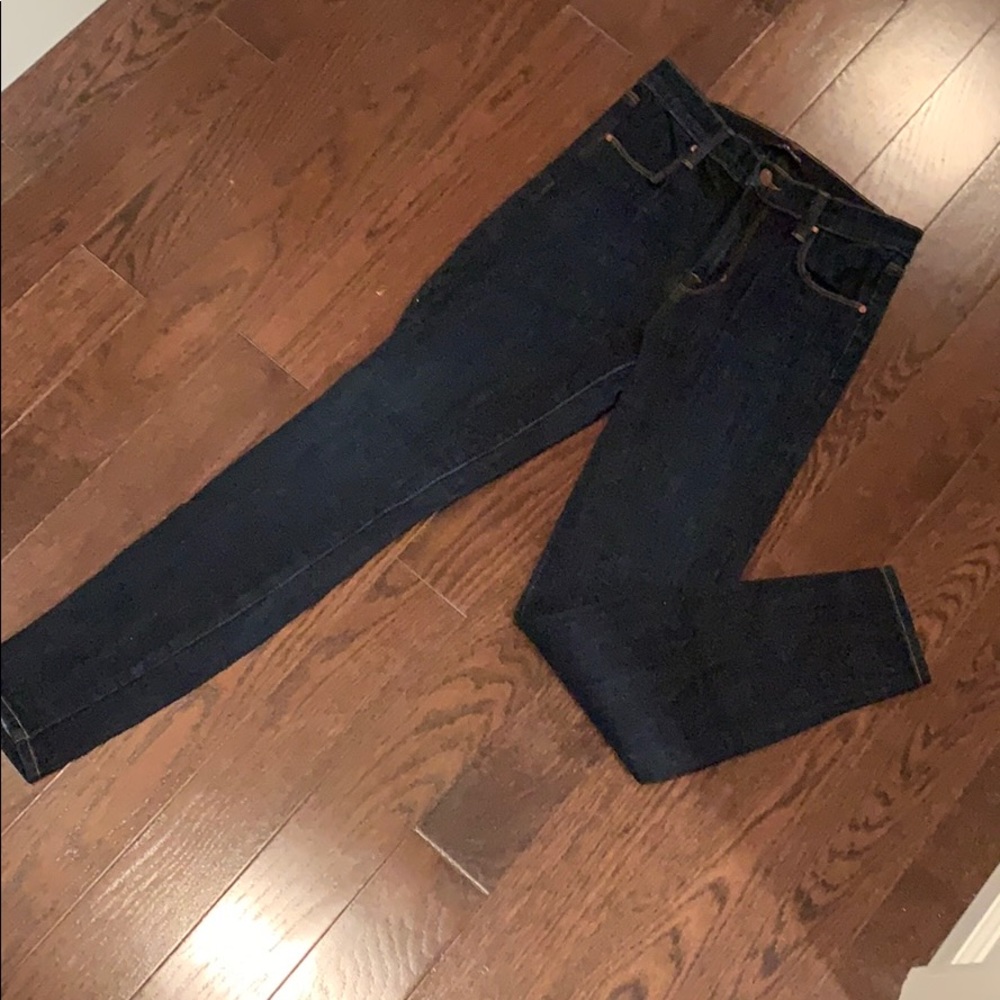 J Brand dark wash skinny jeans